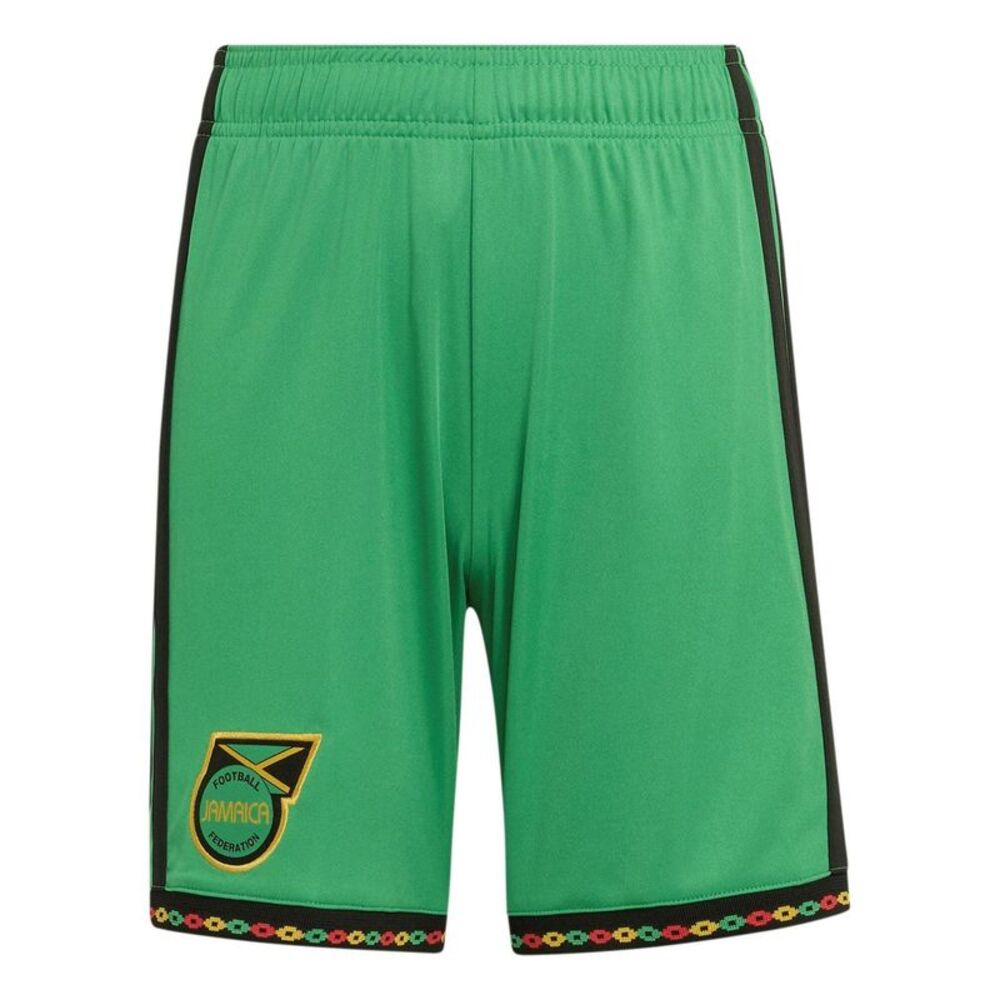 Adidas Childrens/Kids Bob Marley 2026 Jamaica Home Shorts / Green/Gold